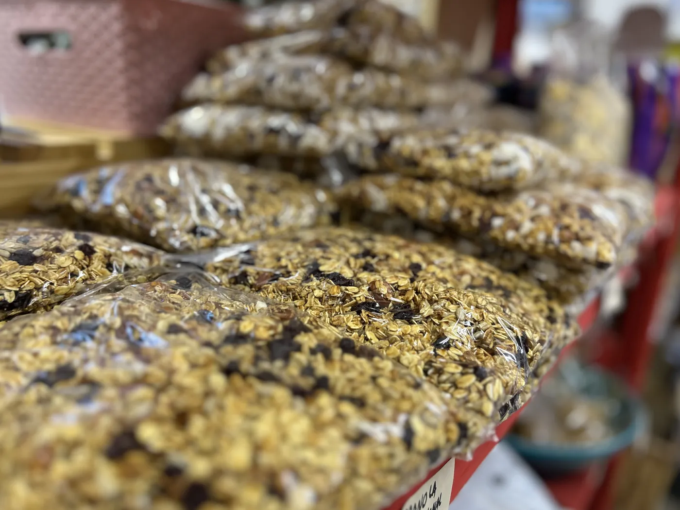 Granola casera con frutos secos